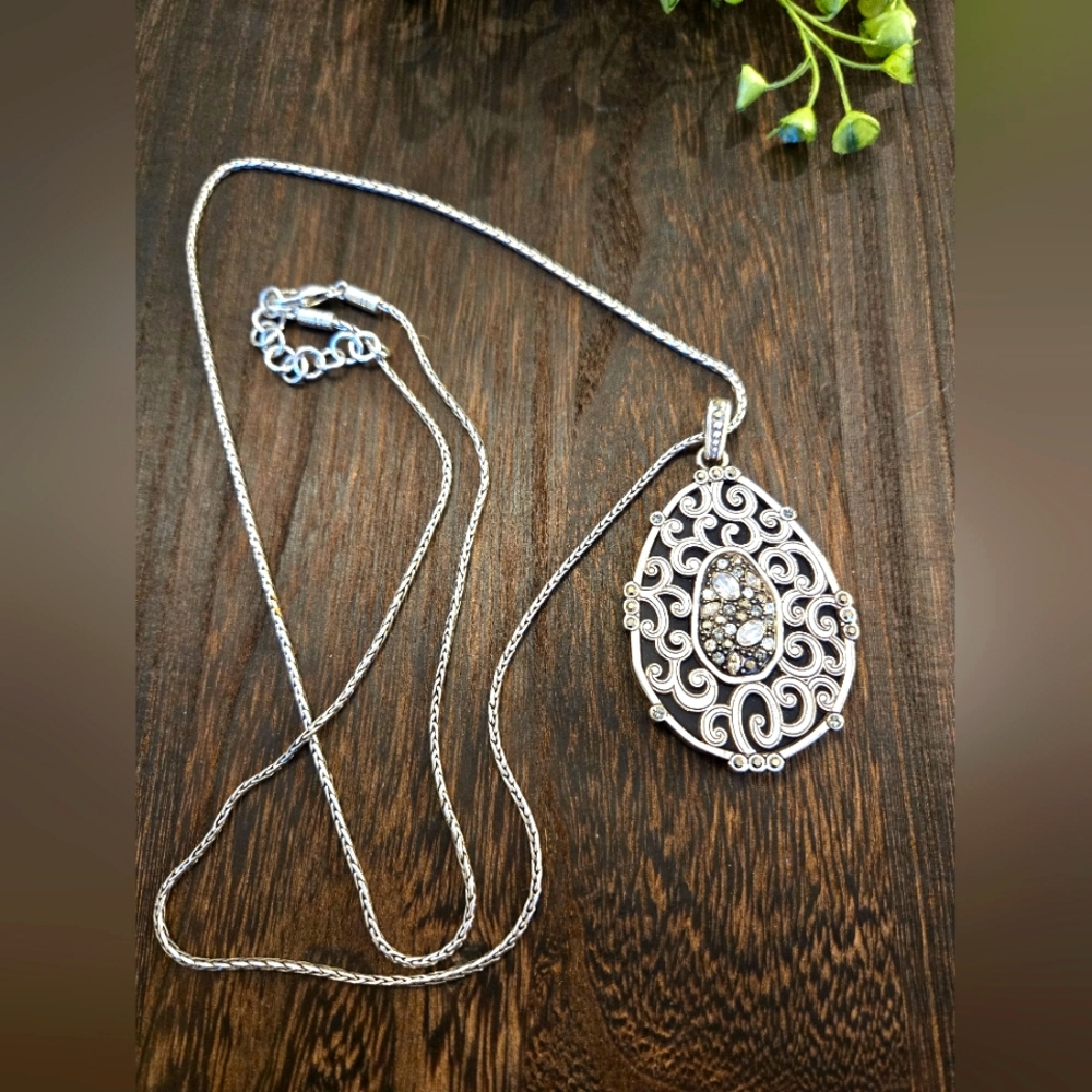 Brighton Elegant Silver Pendant Necklace ♥️